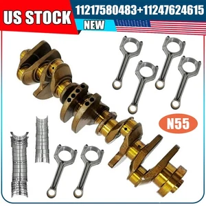 N55 Engine Crankshaft Main Bearings Connecting Rods Set for BMW 535i X3 X6 3.0L - Bild 1 von 12
