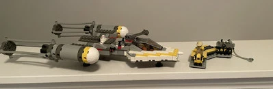LEGO 7150 Star Wars Y-wing Only With Figures And Extra Rebal Worker - Image 1 of 4