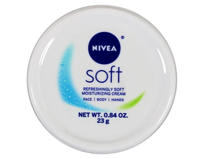 4 Pack Nivea Soft Refreshing Moisturizing Cream Face Body & Hands Travel 0.84 oz - Image 1 of 2