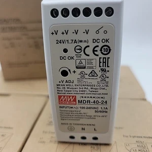 5x Mean Well MDR-40-24 Alimentatore industriale singola uscita 40W 24V - guida DIN - Foto 1 di 6