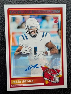 Score 2025 Auto Jalen Royals Kansas City Chiefs Utah State Aggies - Foto 1 di 1