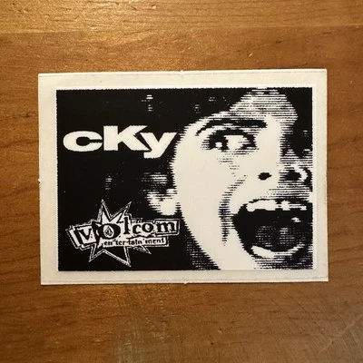 Vintage Y2K Rare VOLCOM  “CKY”  Skateboard Sticker 2001 - Image 1 of 2