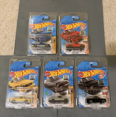 Hot Wheels 91 GMC Syclone 🔥FACTORY SEALED🔥 Lot - ZAMAC Red Black Yellow Trucks - Image 1 of 4