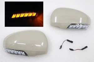 LED mirror cover sequential turn signal lights-unpainted for TOYOTA VENZA ~07-12 - Picture 1 of 7