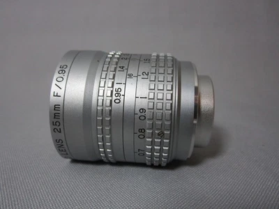 RARE HEAVY BRASS APOLLO SPEED LENS .95/25MM C-MOUNT LENS Bolex 16mm Movie Camera - Image 1 of 4