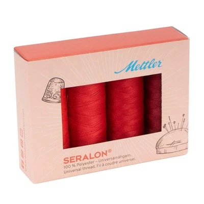 Seralon No.100 200m Red Thread Kit - 4 Spools - Bild 1 von 2