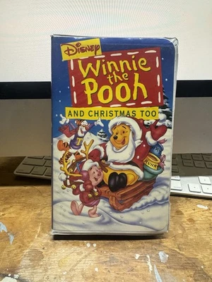 Winnie the Pooh and Christmas Too (VHS, 1997) Free Shipping - Image 1 of 4