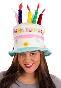 Birthday Cake Plush Hat - Picture 1 of 1