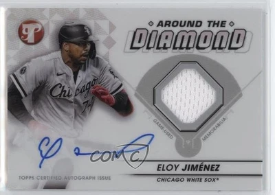 2023 Topps Pristine Around The Diamond Relics Eloy Jimenez Jiménez #ADR-EJ Auto - Image 1 of 2