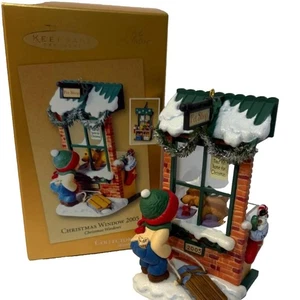 Hallmark Keepsake Club Exclusivo Navidad Ventana Tienda de Mascotas Ornamento 2005 Cachorro - Imagen 1 de 10