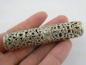 Antiker Unger Brüder Sterling Silber Jugendstil Haarnadel Halter Schatulle 15,7 g - Bild 1 von 22