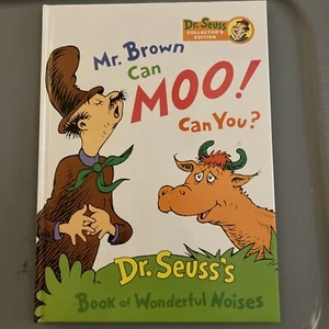 Dr Seuss Mr Brown Cow Can Moo! Can You? Like New - Collectors Edition LARGE BOOK - Picture 1 of 2