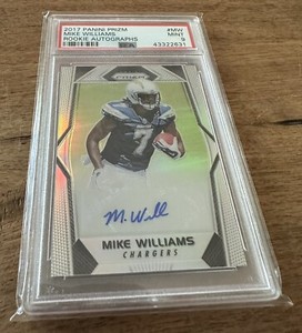 Mike Williams autograph Rookie Card Graded