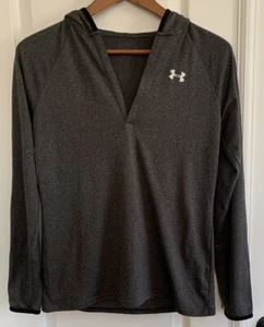 Under Armour Loose Heat Gear Women's Small Heather Gray Long Sleeves - Picture 1 of 7