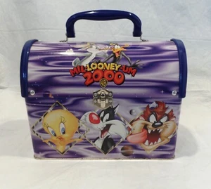 Fiambrera Dome WB Looney Toons Mil-looney-um 2000 Tweety Taz Bugs Bunny Daffy - Imagen 1 de 4