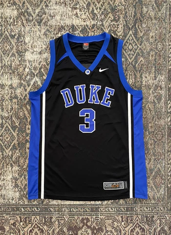 VTG Nike Elite Duke Blue Devils NCAA Basketball Jersey SZ XL Cover