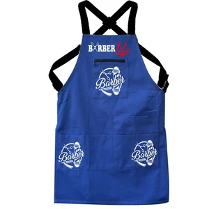 Professional Barber Apron, Barbershop Apron Uniform, Barber Haircutting Apron - Picture 1 of 9