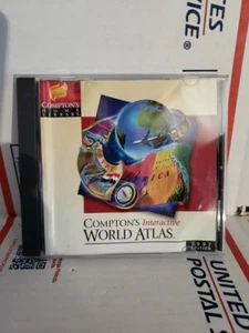 Comptons Interactive World Atlas PC CD-ROM 1997 Edition Software Windows 95 #218 - Picture 1 of 2