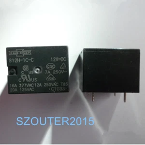 5 PIEZAS 812H-1C-C-12V Relé 812H-1C-C12VDC NUEVO - Imagen 1 de 1