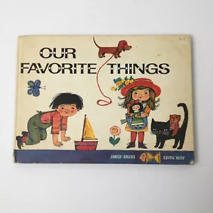 1969 Our Favorite Things James Kruss Edith Witt German Tale 1st Ed HC Reader - Imagen 1 de 10