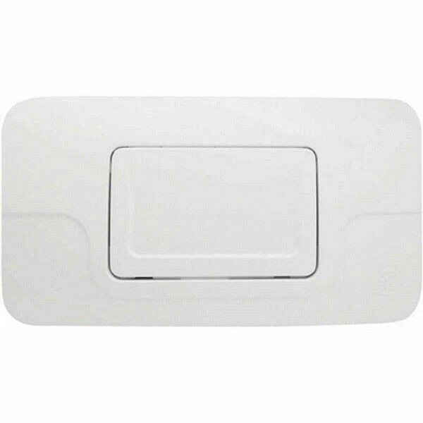 Stir Blitz 1742274 Placca per Cassetta di Scarico da Incasso - Bianca