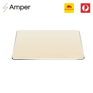 Amper Aluminium Gold Mouse pad Aluminum Alloy Mousepad Mat for Macbook or PC - Picture 1 of 12