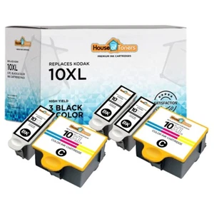 5PK for Kodak 10XL Ink Cartridges For Kodak ESP 5210 7250 3250 5250 9 5 7 9250 - Picture 1 of 2
