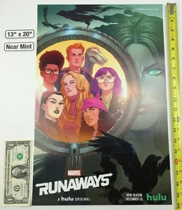 Runaways 13 x 20 Poster 2019 NYCC Marvel Hulu Season 3 - Picture 1 of 6