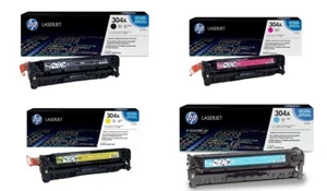 Toner HP 304A CC533A/CC532A/CC531A/C530A CMYK original NO BOX - Bild 1 von 1
