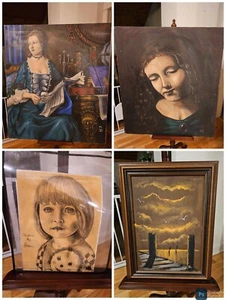 Billy Milligan Painting Collection - Signed by Personalities - Originals - Picture 1 of 24