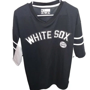 Men's XL MLB Chicago White Sox V-Neck Pullover Jersey Shirt True Fan Authentic . - Picture 1 of 6