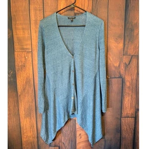Eileen Fisher 100% Linen L/S Button Up Cardigan Women's Sz SP Quiet Lux Resort - Picture 1 of 5