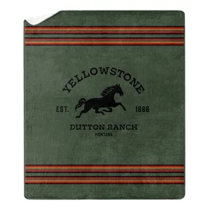Northwest Yellowstone Silk Touch Sherpa Überwurfdecke, 60"" x 70"", Ranchdecke - Bild 1 von 4