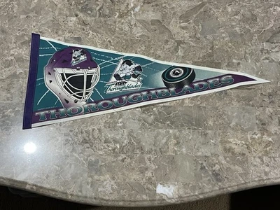 Винтажный хоккейный вымпел AHL Kentucky Thoroughblades полный размер - Изображение 1 из 4