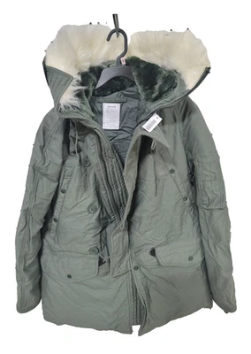 Parka para clima frío extremo N-3B mediana M capucha abrigo de invierno militar para hombre y mujer Foto 1 de 4