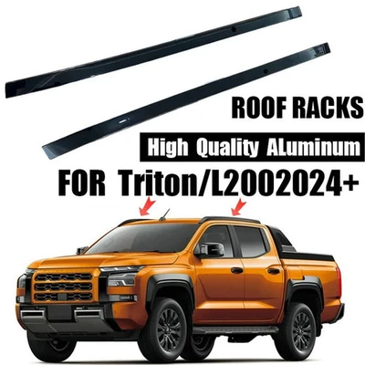 2 PIEZAS rieles portaequipajes para Mitsubishi Triton L200 2023-2026 Foto 1 de 4