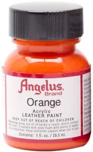 Angelus vernice acrilica per pelle arancione resistente all'acqua - 1 fl.OZ - Foto 1 di 1