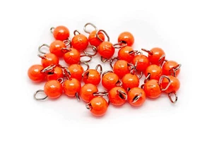5 Stück x Wolfram Cheburashka Bottom Jig Flex Head Ball Sinker Gewicht #Orange - Bild 1 von 2