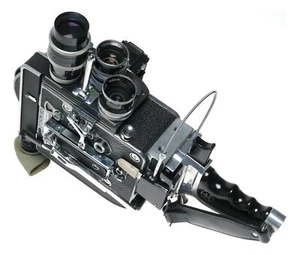 Bolex H16 RX Reflex 3 lens turret 16mm movie camera Yvar Switar lenses Xtra's - Picture 1 of 12