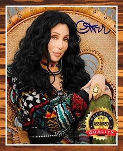Cher - handsigniertes signed 8 x10 Foto (glaube) Reprint - Bild 1 von 4
