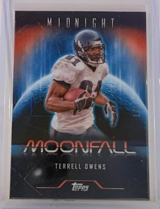 2024 Topps Midnight - Terrell Owens 1/1 Moonfall BLACK LIGHT #M-12 - Picture 1 of 2