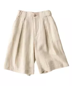 KOMILI Apricot Plissee Wide-Leg Bermuda Shorts Gr. M - Bild 1 von 1