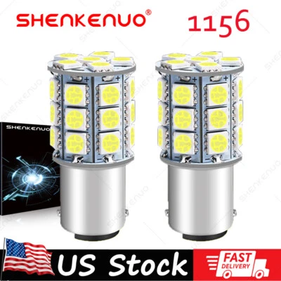 Pair LED Turn Signal Bulbs for Honda Helix CN250 1992-2007; NS50F 1990 12v : USA - Image 1 of 4