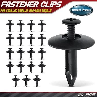 Clips de retención de protector de mira de soporte de radiador de nailon de 20x 6,35 mm para Cadillac 98-05 Foto 1 de 4