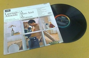 " LAURINDO ALMEIDA PLAYS FOR A MAN & A WOMAN "SUPERB RARE UK ORIG STEREO LP 1M2R - Picture 1 of 11