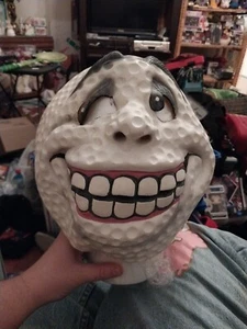 Golf Ball Halloween Mask Vintage Fun World Easter Unlimited - Picture 1 of 11
