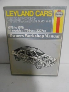 Haynes Workshop Manual No 286 Leyland Princess & BLMC 18-22 1975-1976 - Picture 1 of 1