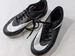Nike Youth Cleats 4Y Black White - Picture 1 of 7