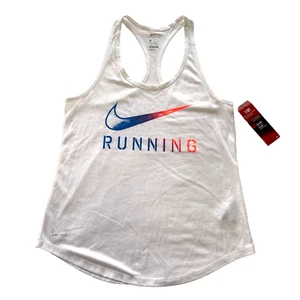 The Nike Tee Tanktop Größe Small Dri-Fit Damen weiß neu mit Etikett Activewear Fitnessstudio NEU Z1 - Bild 1 von 12