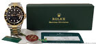 Rolex GMT Master 16713 18k Gold SS Mens Watch Box Papers Tag Orig Sticker